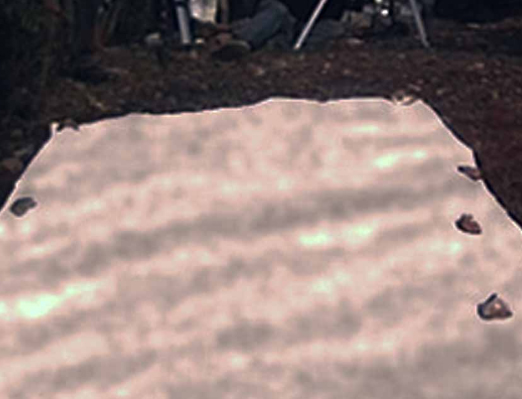 bandas de sombra durante un eclipse