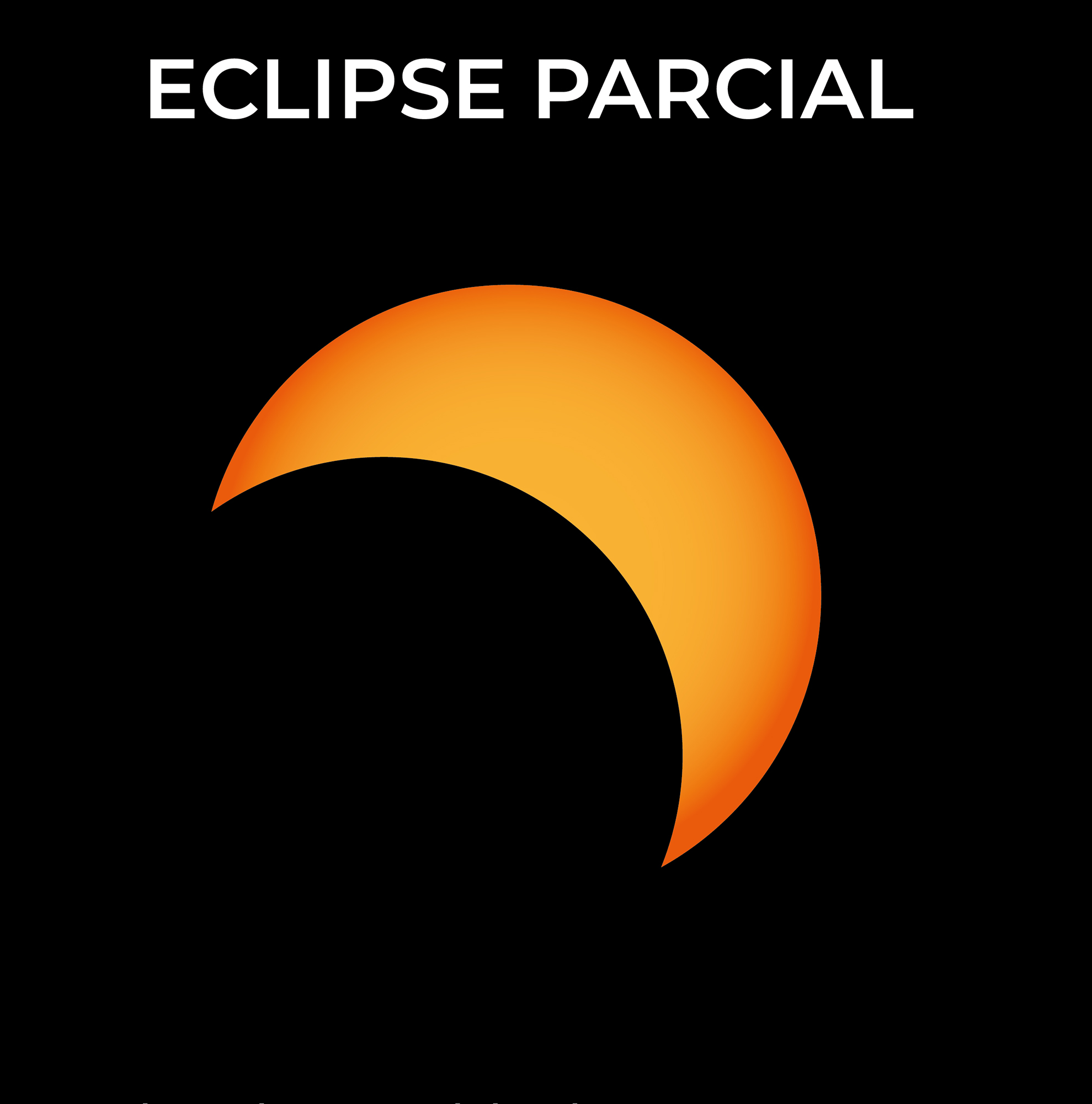 el sol durante un eclipse parcial