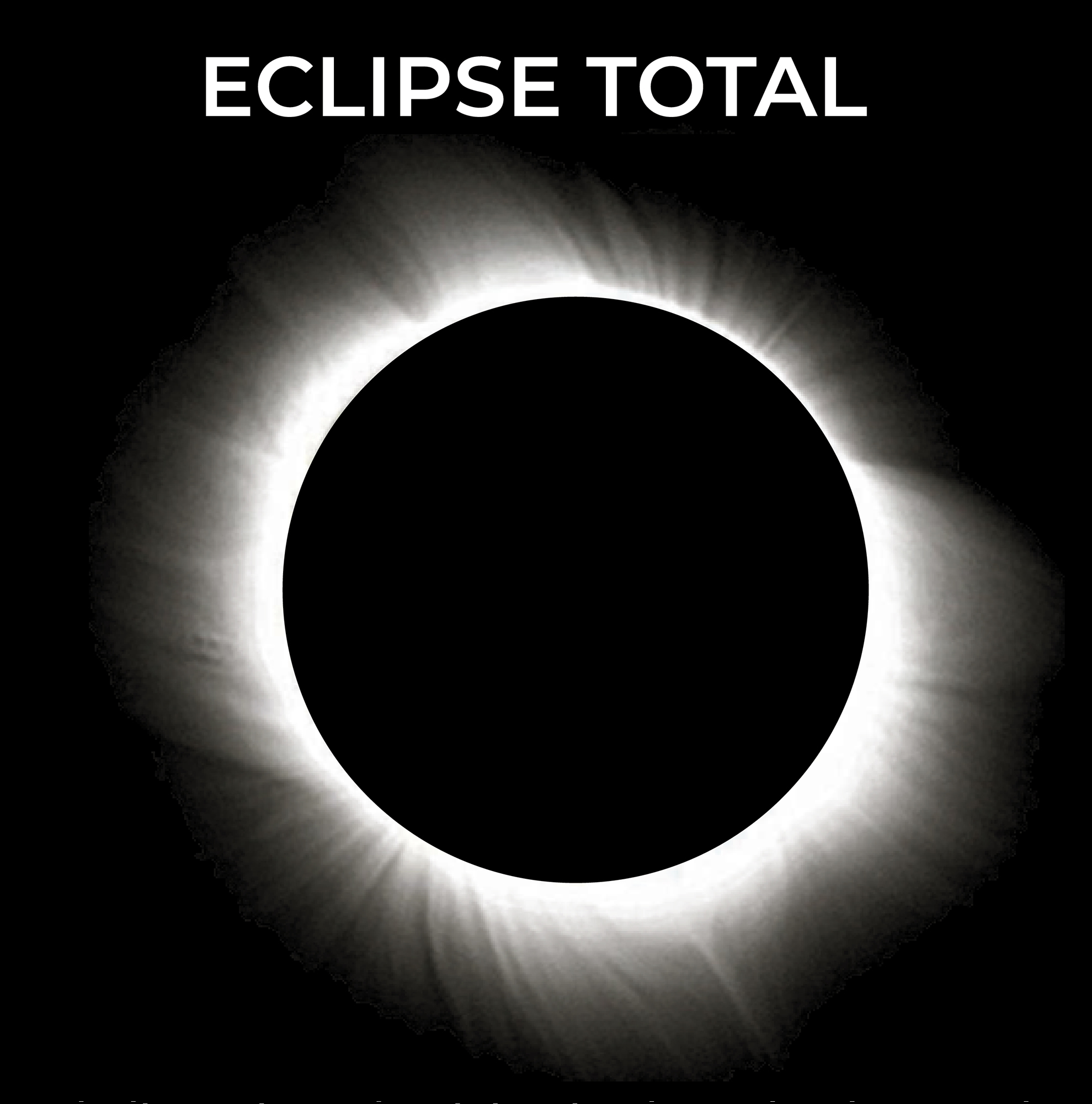 el sol durante la totalidad, en un eclipse total de sol